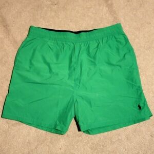 Polo Ralph Lauren Mens Size XL Bathing Suit Green Active Wear